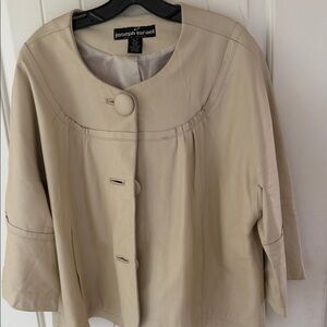 Vintage Leather Swing Jacket